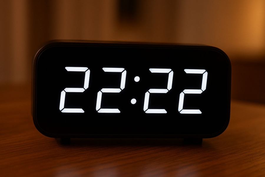 22:22 on the clock - angel numerology