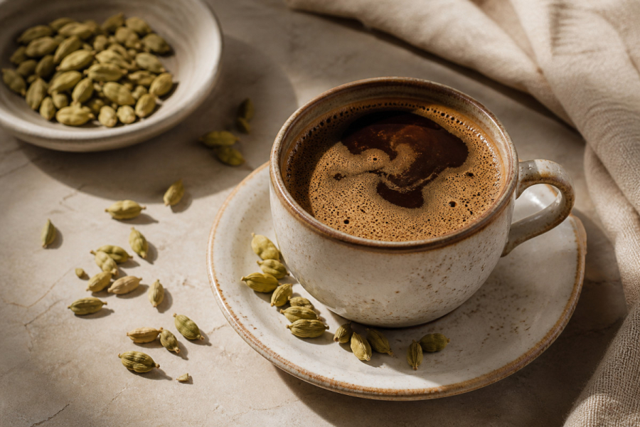 Coffee with Cardamom