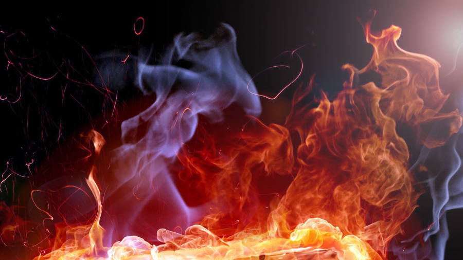 What does fire symbolize in a dream