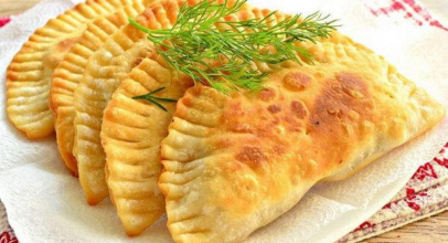 Chebureki dough with kefir
