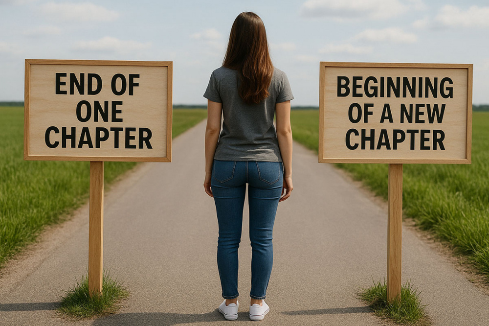 Completion of one life stage and the beginning of a new one