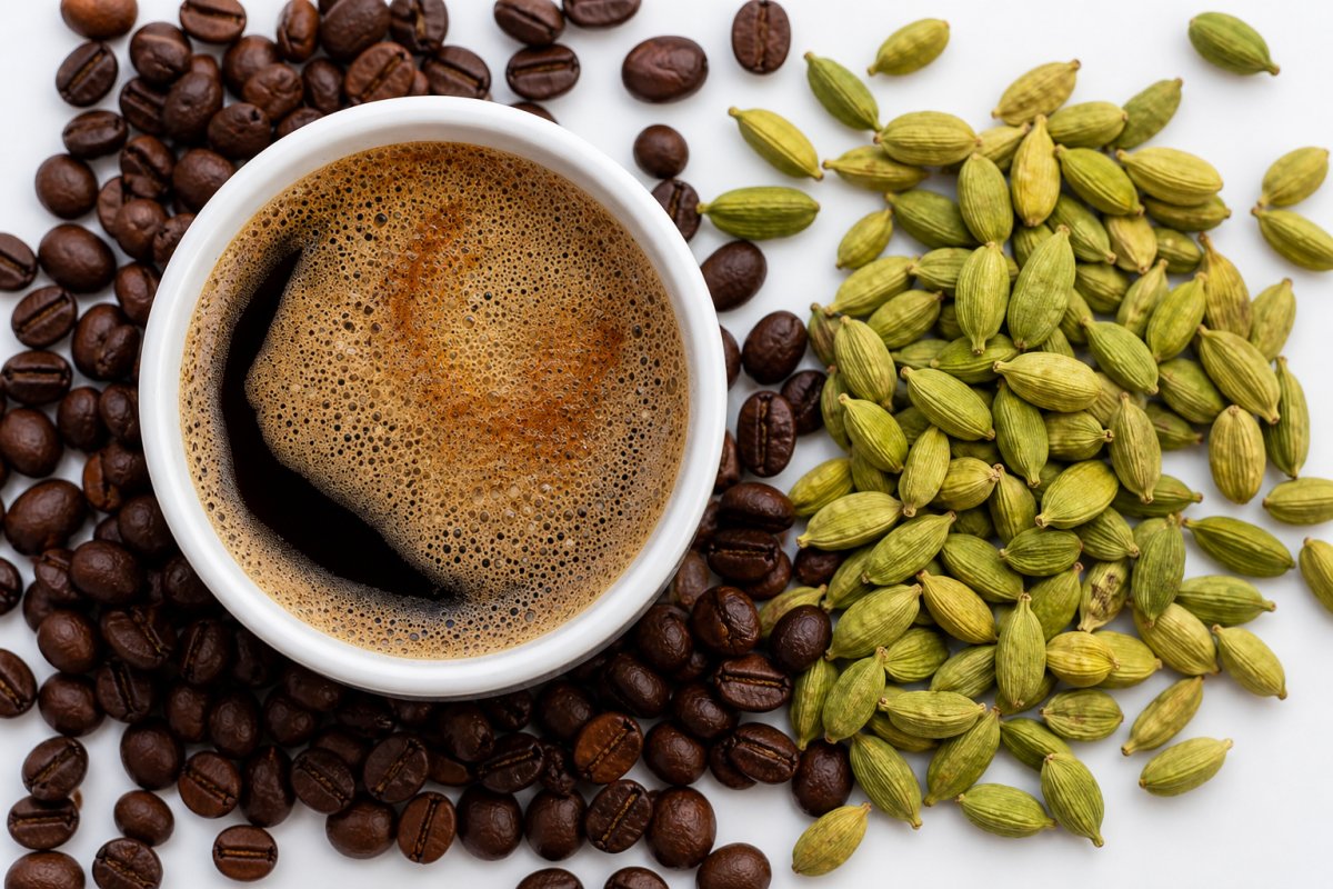 Health benefits of coffee with cardamom